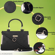 GRAADA Synthetic Leather Casual Design Shoulder Crossbody Handbag For Women