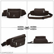 Brown Waist Bag | Stylish Fanny Pack | Adjustable Belt Bag | Travel & Daily Use Crossbody Bag