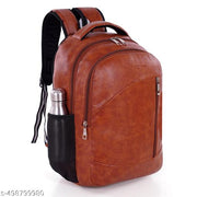 Leather Fashionate School Bags Laptop Backpack Waterproof PU Leather Backpacks for Men Women Boys & Girls Backpack