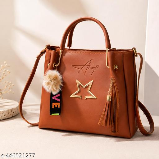AROY Pu Leather Handbag For Women's