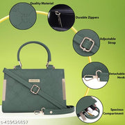 GRAADA Synthetic Leather Casual Design Shoulder Crossbody Handbag For Women