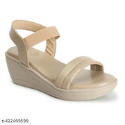 Kajmi Stylish New Trendy Striped Sandle For Women Cool Design Casual Fashion Extra Soft  Wedges Sandal For Women/Girl's/Female Ethnic Wear Wedges Sandal For Woman