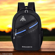 Ibdar black laptop backpack school college office unisex  backpack