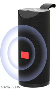 Stylish Speaker  Black TG-113 Wireless Bluetooth Speaker High Sound Quality Hifi Sound With Aux Supported Speaker