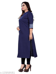 Adrika Alluring Plus Size Cotton Kurti
