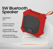 AuraEdge ThunderMini 5.0 – Portable Bluetooth Speaker with 5W Bass & Hands-Free Calling
