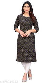 Straight Crepe Kurti