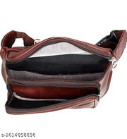 Latest Men Women Leather Waist Pack Travel Bags For Money|Belt|Cards |Mobile| Documents| Kit|Books and Bills Dairy Pouch Cross Side Bag For Men Women .With Belt Stylish Small Luggage Accessories Beg, fanny Hiking Camping pouch