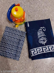 Jaipuri Hand Block Printed Soft Cotton Mulmul Saree ,Sanganeri Cotton Malmal Saree, Bagru Cotton Saree, Batic / Batik Print Cotton saree In Super Fine 92*80 Fabric Quality With Attached Blouse Piece for Woman