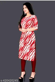 CRPE FABRIC DESIGN PRINTED FANCY KURTI FOR WOMEN