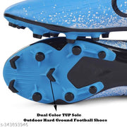Axpro Synthetic HardGround Dual Color TPU Sole Orange Football shoes Football Shoes For Men