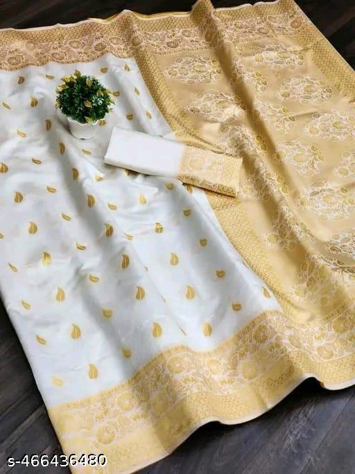 Jacquard Work Banarshi Silk Saree