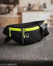 Unisex Sports Waist Bag with Earphone Jack | Adjustable Running Belt & Fanny Pack for Gym, Cycling & Travel