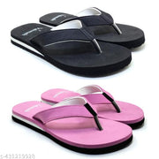 Women Ortho slippers | Soft comfortable and stylish flip flop slippers for Women in exciting colors |Lightweight | Anti Skid | Daily Use Chappal Women Slipper Flipflop/Daily Flipflops/Slipper For Girl( Combo Pack Of 2)