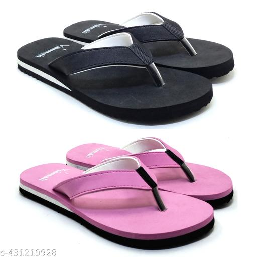 Women Ortho slippers | Soft comfortable and stylish flip flop slippers for Women in exciting colors |Lightweight | Anti Skid | Daily Use Chappal Women Slipper Flipflop/Daily Flipflops/Slipper For Girl( Combo Pack Of 2)