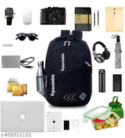 Stylish 35L Waterproof Laptop Backpack for Men & Women - Office, School, college, with free LED watch