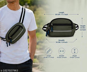 Flikker: Stylish Unisex Polyester Kawar Yatra Waist Bag | Water-Resistant Crossbody Chest Bag Trendy Side Bag  for Boys Belt Bag Girls Unisex Crossbody Wallet Purse Small Wallet Pouch Fanny Pack Swag Bag for Man Hip Bag (Green, Pack of: 1)