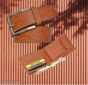 Combo of Album brown purse and brown Belt