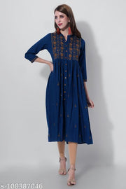 PURVIJA KURTI SEQUENCE EMBROIDERED KURTI