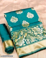 Trendy jacaquard Saree