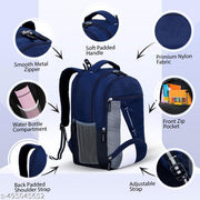 Nawaz comfortable 4th to 10th class casual school bags Waterproof college Bag Laptop Backpack For Boys/Girls College Bags Top Selling Product, Compartments: 3 Waterproof School Bag