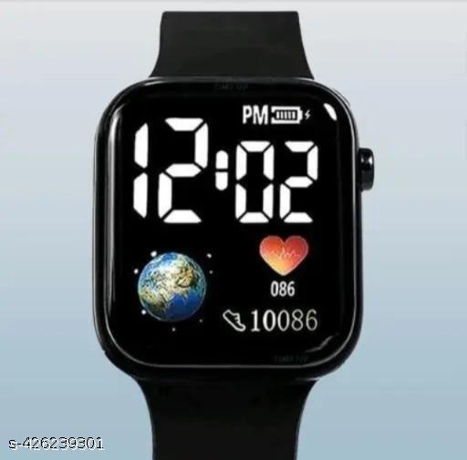Smart Design LED Display Kids Watch for Boys & Girls (Age 5-15 Years)