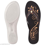 Astel Multicolor Combo of Women's Slippers and Flipflop - Pack of 1