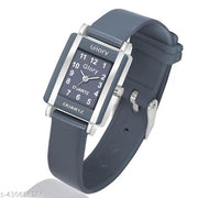 Professional Branded Best Quality Ethnic Embossed Designer Shine Round Dial with Slim Fit Alluring Leather Belt Analog Watches for Girls