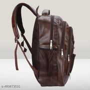 Classic Casual Vegan 35L College Leather Office College Laptop Shoulder Business Unisex Backpack