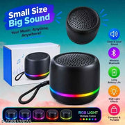 Wireless Bluetooth Speaker with Colorful RGB Light | Compact Portable Music Speaker