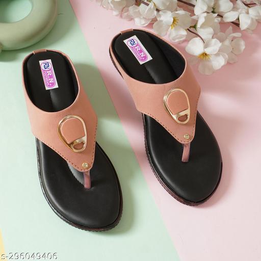 Trendy Beautiful Women Flats | Comfortable Daily Use Ladies Chappal (Pack of 1)