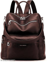Leather Backpack for Women Elegants Backpack Purse Ladies Leather Shoulder Fitting Rakhi Gift for Sister, Mother Bhabhi