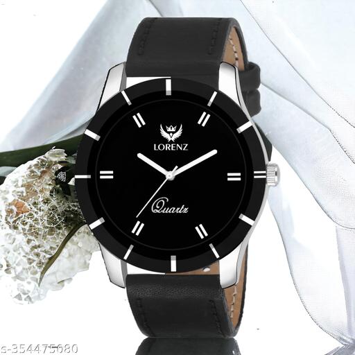 Lorenz Black Dial Men's Watch -Mk-109A
