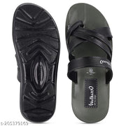 WALKAROO Men Everyday Comfort Slip-On Sandals with Cushion Sole |gents slippers| daily wear slippers for men| slippers For men|outdoor chappals| lightweight chappals| flat slippers for men| slip on chappals| Walkaroo men footwear-W5687 Green