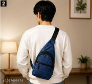 Premium Blue Crossbody Sling Bag for Men & Women