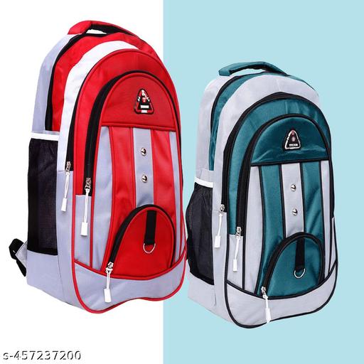 Elite 34L All Season Men's Backpack Suitable for Higher Grade School / College Students / Office/ Laptop bags for all day use Water-Resistance Fabric (Combo Pack of 2)