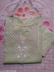 Women Embroidery Straight Fancy Kurti