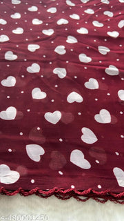 Georgette Printed Saree