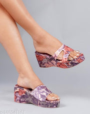 JM LOOKS Wedges Heels/Casual Heel Open Toe Sandals Comfortable & Trendy Flatform Sandals for Girls