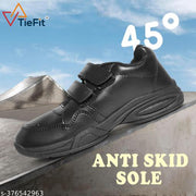 TieFit Kids Boys Comfortable & Breathable  Velcro School Uniform Shoes