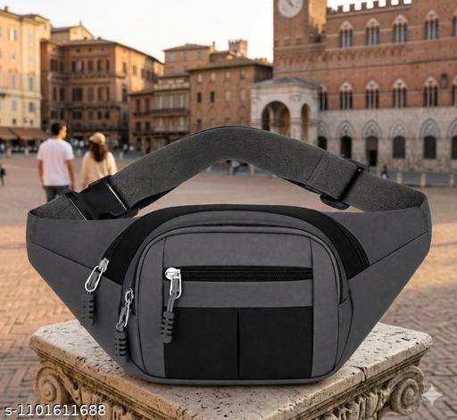 Waist Bag for Men Women | Travel Sling Bag | Crossbody Chest Bag | Fanny Pack | Belt Bag