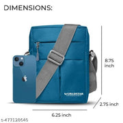 Water Resistance Side Bag - Travel Bag - Office Business Bag - Cross Body Bag - Messenger Bag - Sling Bag for Men and Women Adjustable Strap