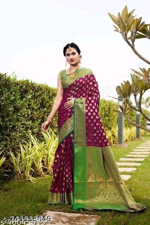 BOLLYWOOD banarasi silk  SAREE