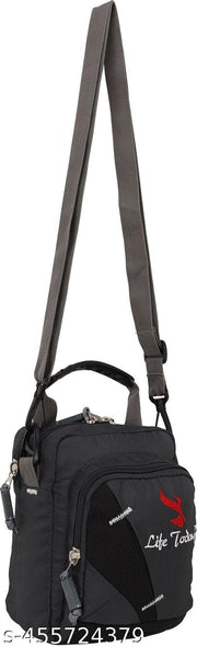 Stylish Nylon Sling Cross Body Travel Office Business Messenger Bag for Men Women