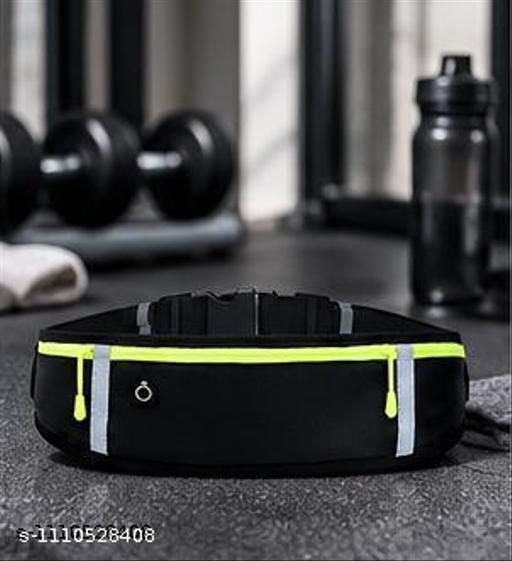 Running Belt Waist Pack Bag, Workout Gear, 3 Pockets Gym Fitness Fanny Pack for Phone, Cell Phone Holder for Running, Jogging Pocket Belt for Women & Men, Running Accessories