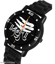 HC HARMI CREATIVE Analog Watch - For Men Steel and  Tranding Pu Belt Quartz Watch Strap For Mens and Boys (Combo Set of 2)