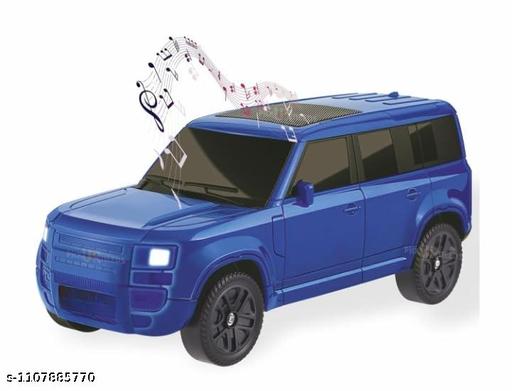 New Defender Bluetooth Speaker, 10watt 5 Hr Play, Wire less, Car Shape (Blue)