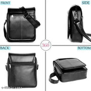 Premium PU Leather Messenger Bag | Stylish Crossbody Sling Bag for Men