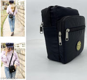MOMISY Women Mobile Messenger Bag Ladies Nylon Shoulder Cross Body Long Strap for College, Outing, Travelling, Work