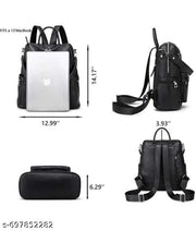 Premium Women Backpack | Waterproof Stylish Office College & Travel Bag